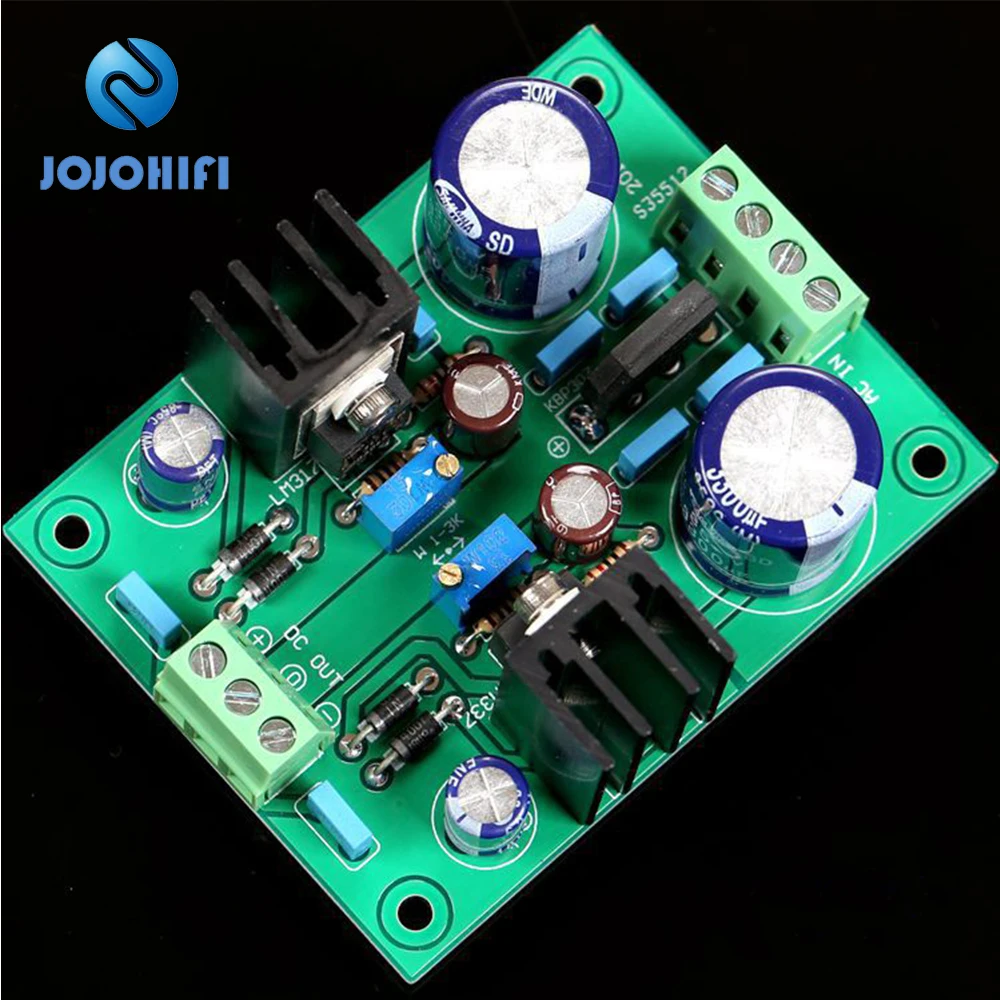 2018 Version DC±1.5-35V 1.5A ON LM317 LM337 35V 3300uF Rectifier Voltage Regulator PCB Board/Finished Board