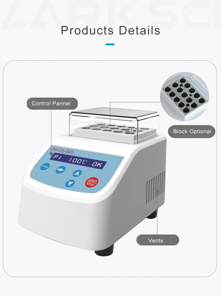 MINIB Digital Display Portable Thermostatic Dry Bath Incubator With Heating Block