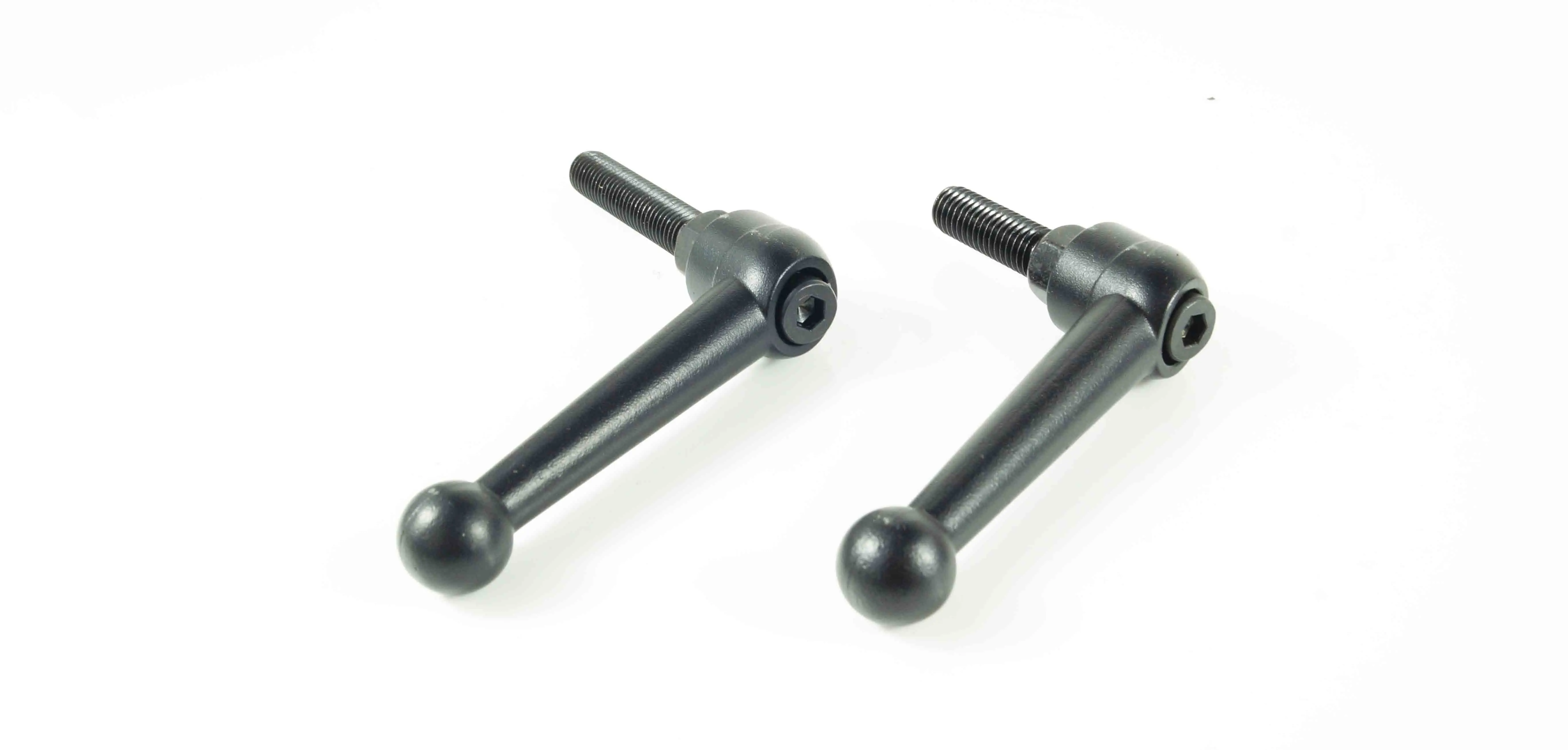 M10 Black Orange Solid Adjustable Handle Clamping Tension Lever Arm