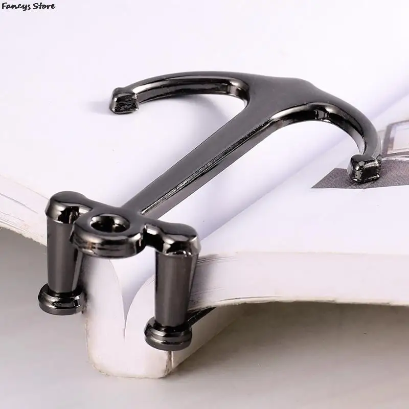 Black Anchor Shape Bookmark Book Pager Learning Tool Library Cafe Bookstore Decorative Bookmark Mini Gift Friend Student New