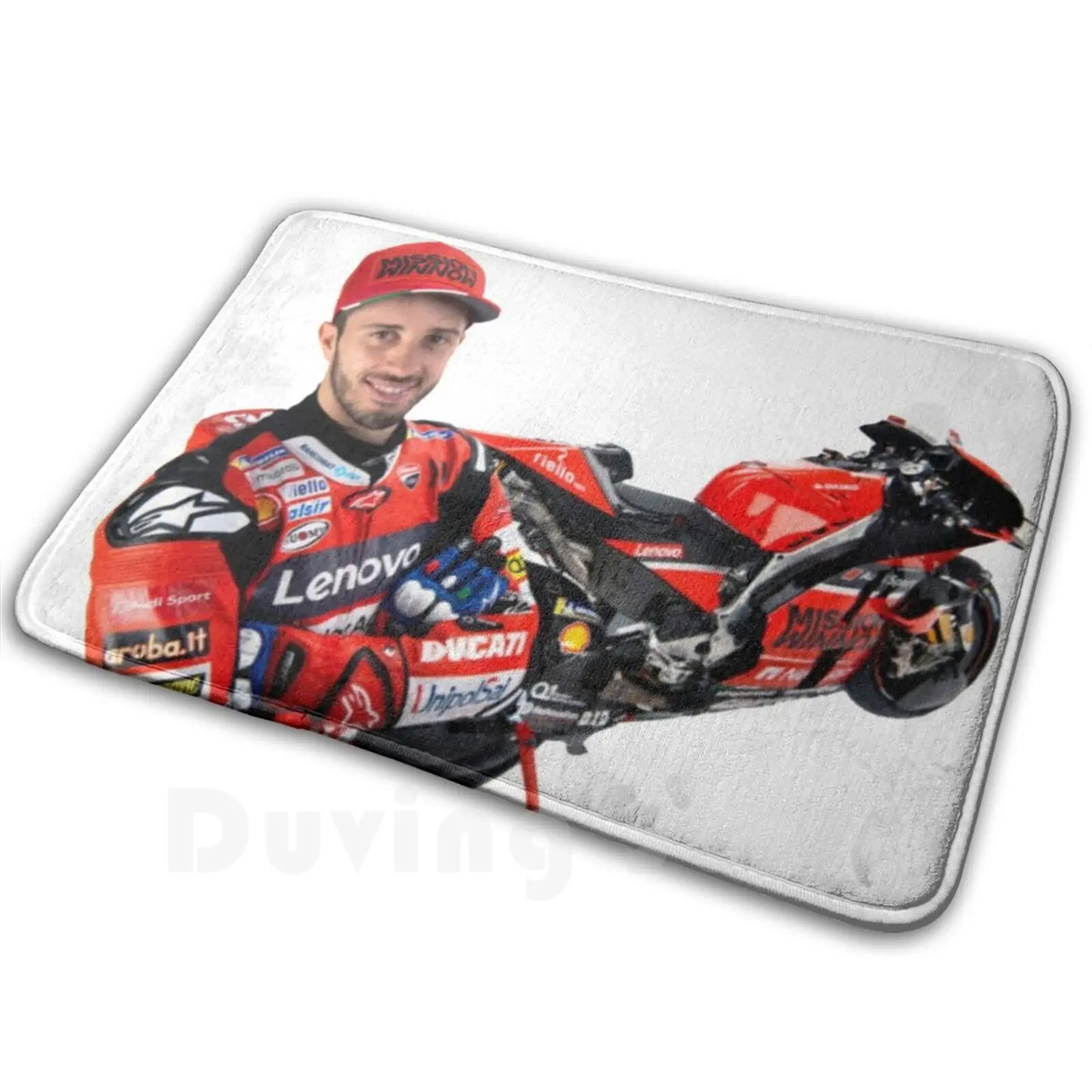 Andrea Dovi Dovizioso Carpet Mat Rug Cushion Soft Non-Slip Andrea Dovizioso Dovi El Maverick Mave Vinales Tournament