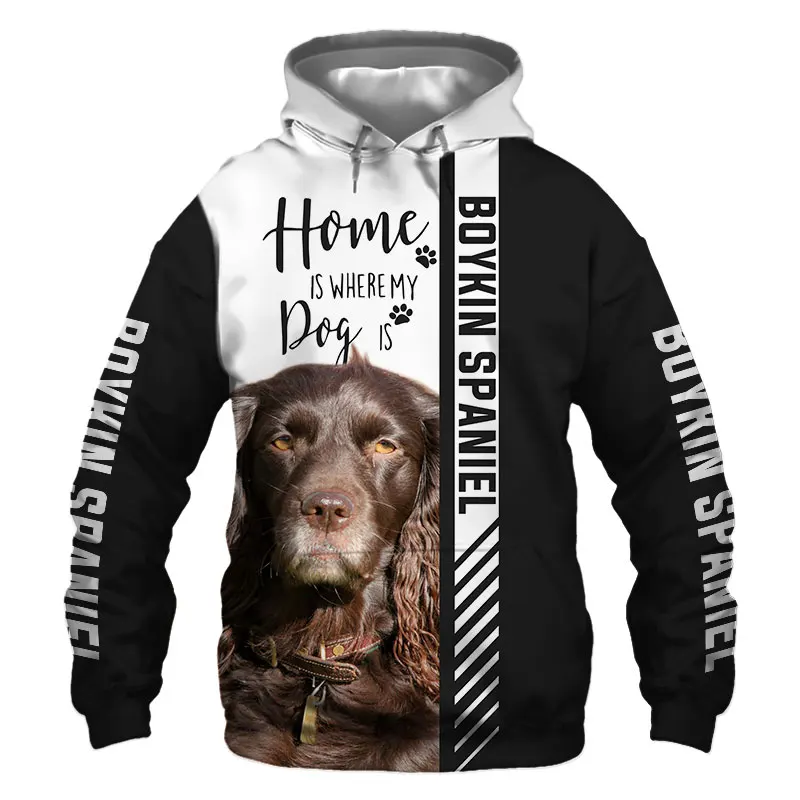 

Animal Boykin Spaniel Dog 3D Printed Jacket Men/Women Harajuku Hoodie Unisex Casual Streetwear Sweatshirt Pullover Sudaderas D8