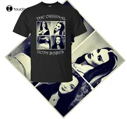 Vampira Morticia Adams Lily Munster Bride Of Frankenstein Gothic T Shirt Black Tee Shirt