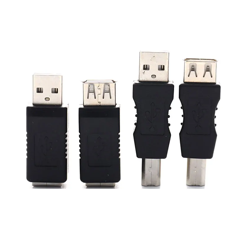 USB 2.0 Type A Female To Type B Male Printer Scanner Adapter Converter Connector