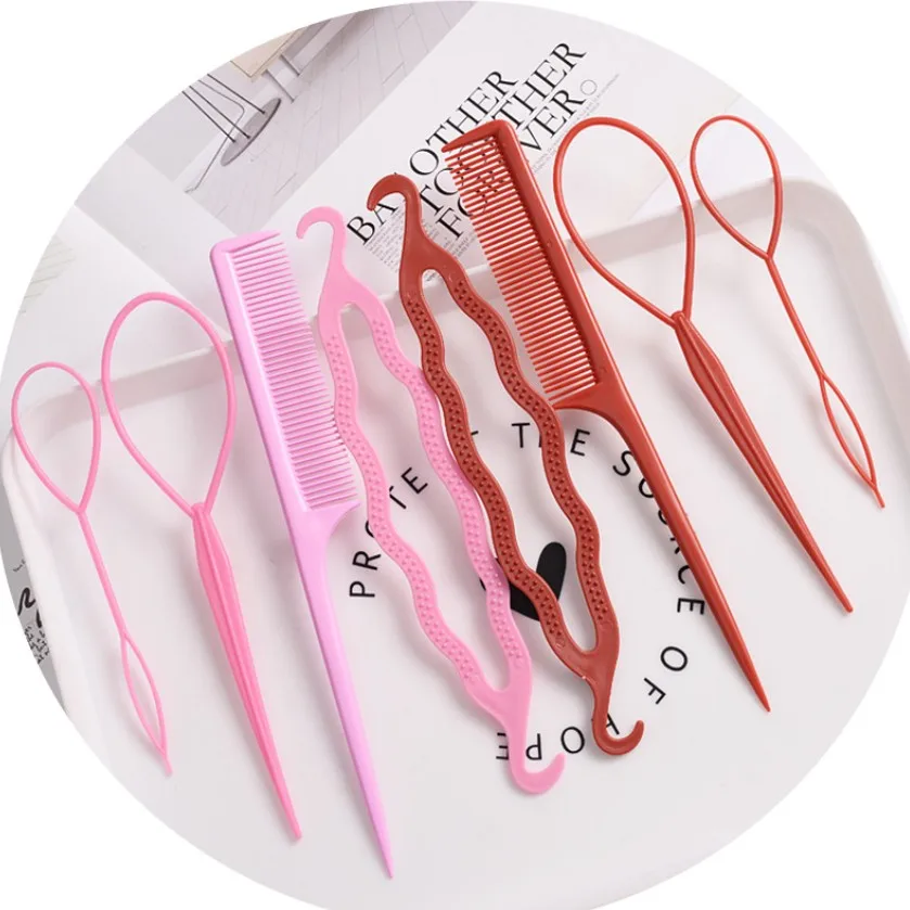 Magic Hair Braider Styling Set Twist Curler Hair Pull Hair Needle Ponytail DIY Tool YH2253