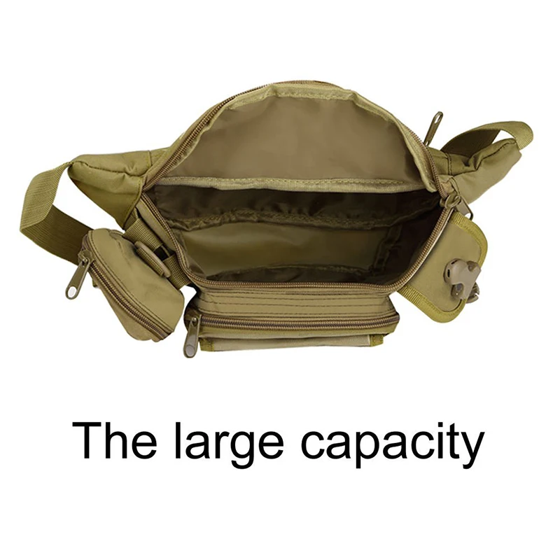 Outdoor Molle Caça Tático Cintura Bag, Bolsa de cinto, Telefone móvel, Pesca, Correndo, Esportes, Bolsos