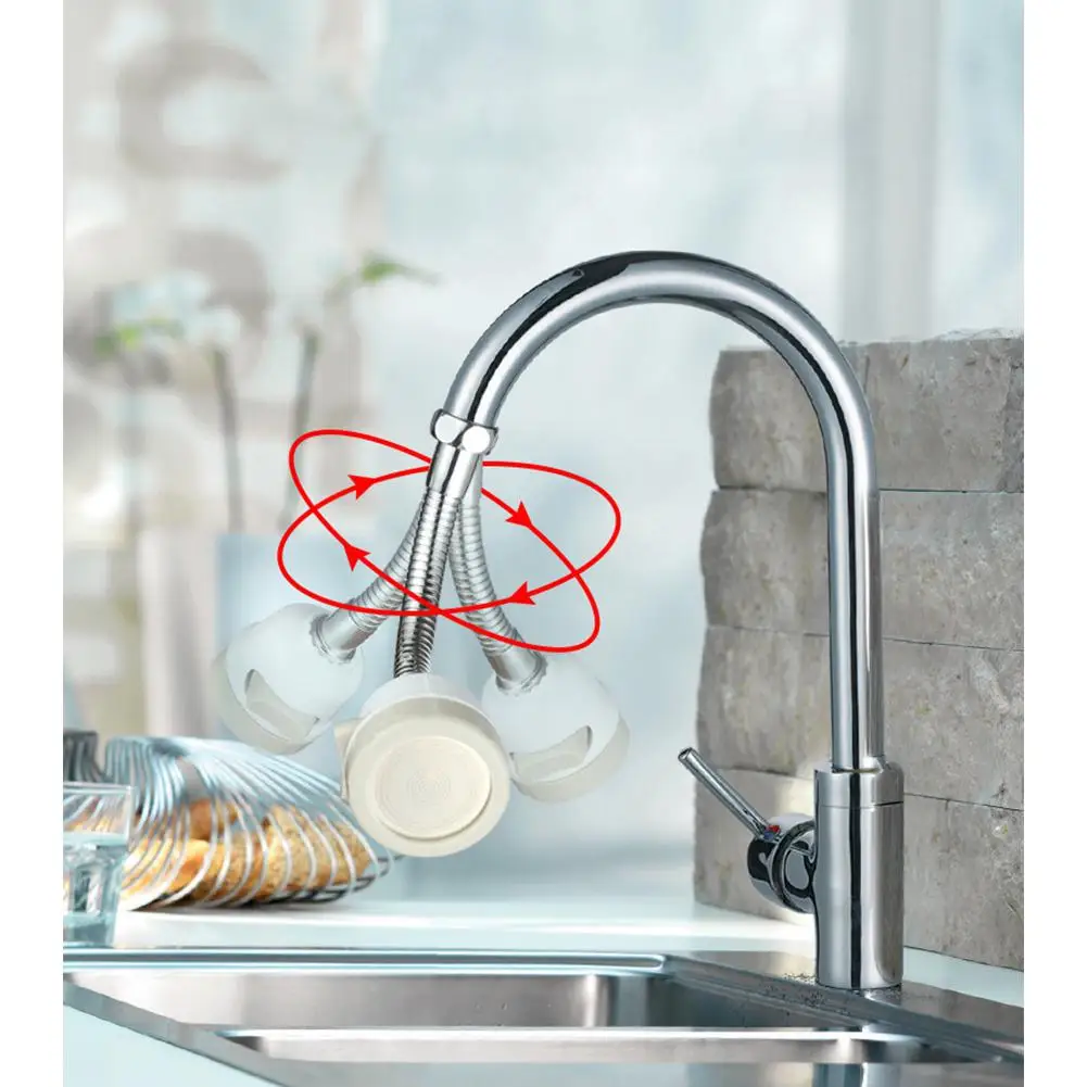 Estensione del rubinetto cucina di casa antispruzzo ugello del rubinetto Extender testa del filtro pressurizzata per irrigatori per bambini