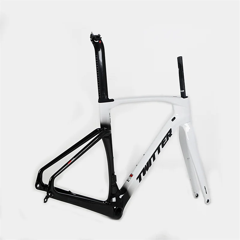 TWITTE2021 R Off-Road Carbon Fiber Road Bike Frame, 700 * 40C, Carbon Fiber, Road Bike