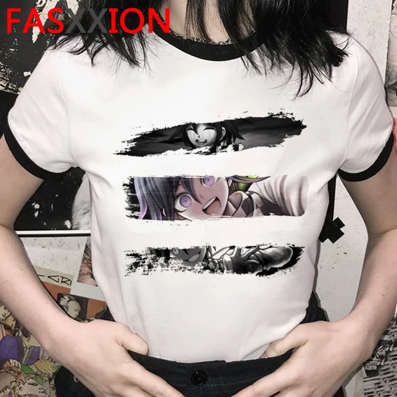 ouma kokichi danganronpa t-shirt tshirt men harajuku streetwear harajuku kawaii t shirt top tees couple clothes