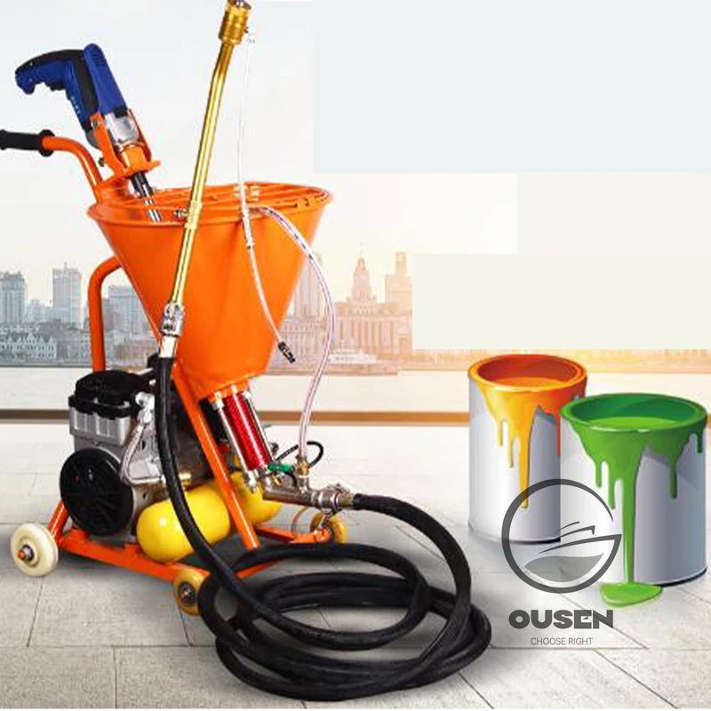 Putty High Pressure Spraying Machine Grouting Machine Grouter Cement Waterproof Mending Leakage Paint Plaster Putty Sprayer