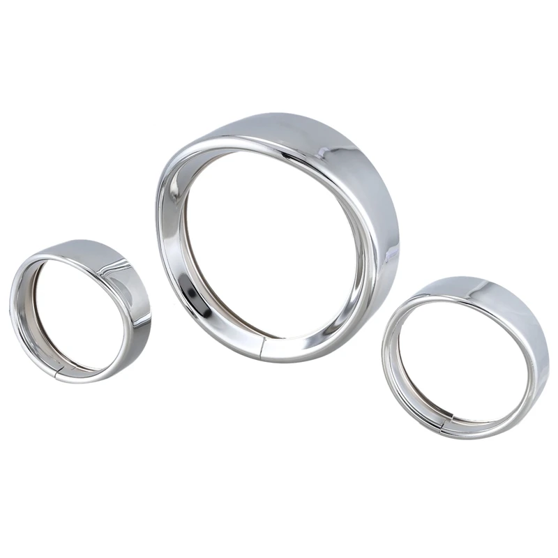 DHBH-אופנוע 7 אינץ + 4.5 אינץ פנס Trim טבעת מגן סגנון עבור סיור כביש המלך אלקטרה Glide Softail fld/Flh אופנוע