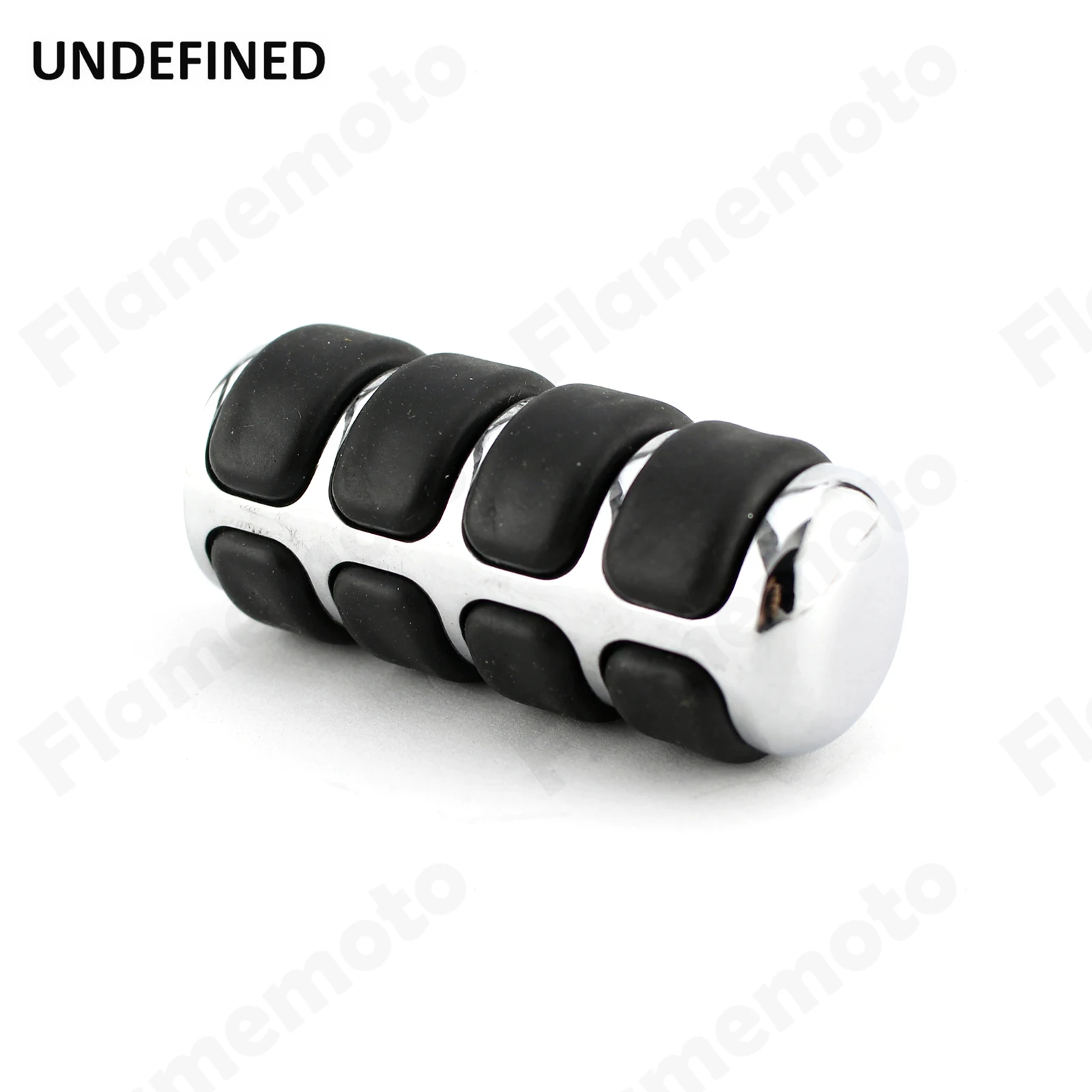 Motorcycle Chrome Round Gear Shift Lever Rubber Brake Shifter Pegs for Yamaha Royal Raider Road Star V Star 950 1100 1300