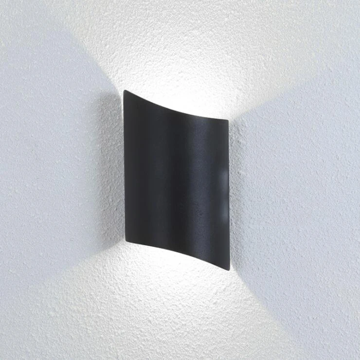10W Outdoor LED Wall Light Waterproof Up/Down Lighting Patio Garden Lamp Fixture Courtyard Gate Black/White Finish