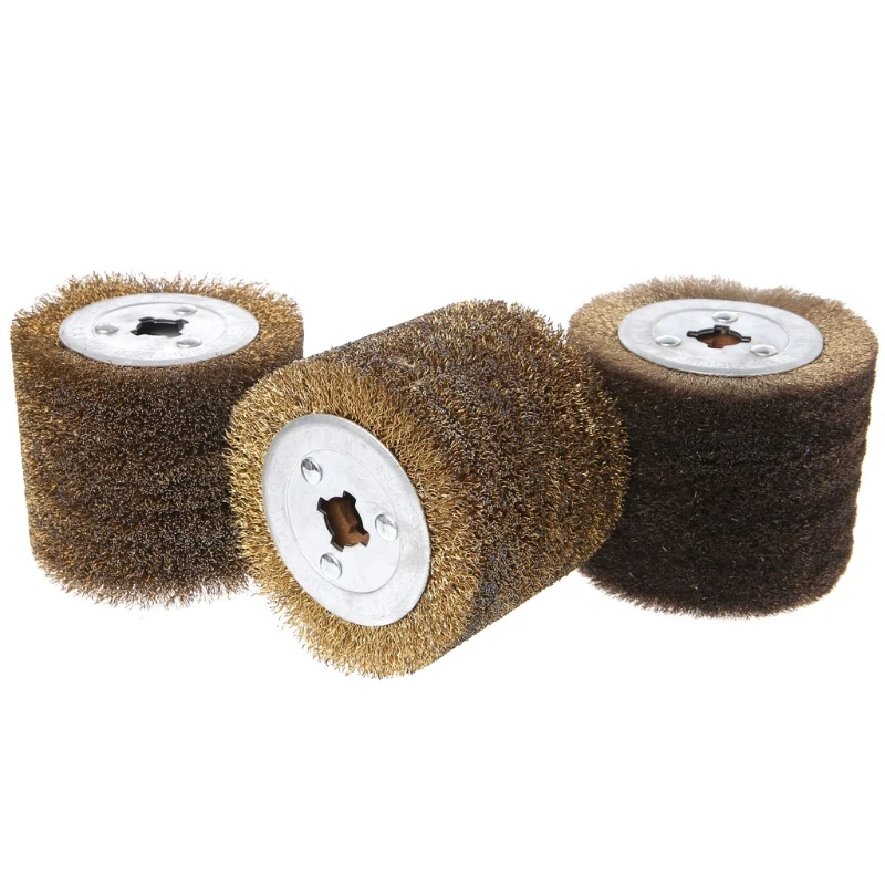 Deburring Abrasive Stainless Steel Wire Round Brush Polishing Buffer Wheel