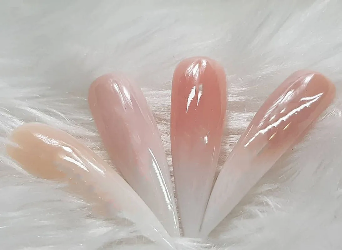 COVER NUDE Acrylic Powder 2 in1 Cover Acrylic Powder Pink 10g/jar NEW Clear pink Acrylic Powder Nail Dip Powder