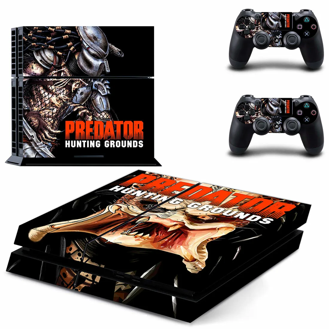 Predator PS4 Stickers Play station 4 Skin Sticker Decals For PlayStation 4 PS4 Console & Controller Skins Vinyl