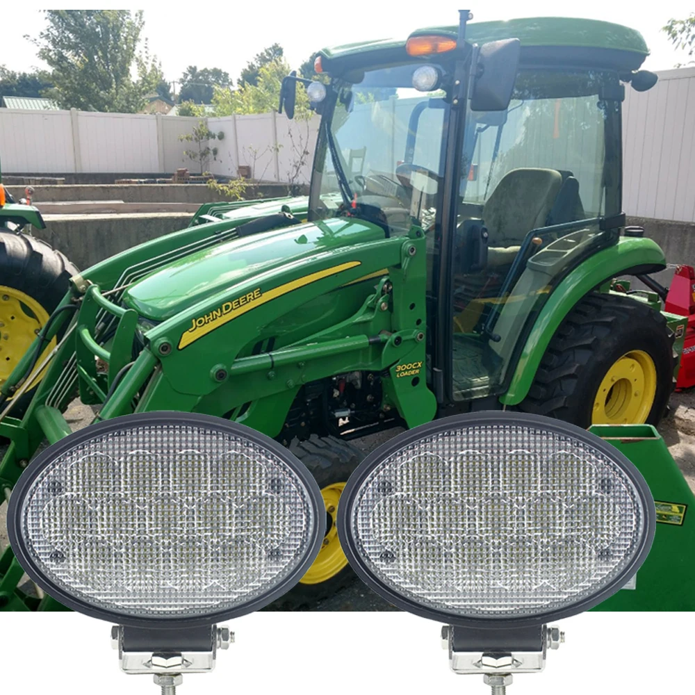 Rear Upper Cab Light 39W 12V 24V Led Work Light For John Deere Tractor 4010, 5045D, 5045E, 5055D, 5055E, 5065M+ OEM: RE198623 x2