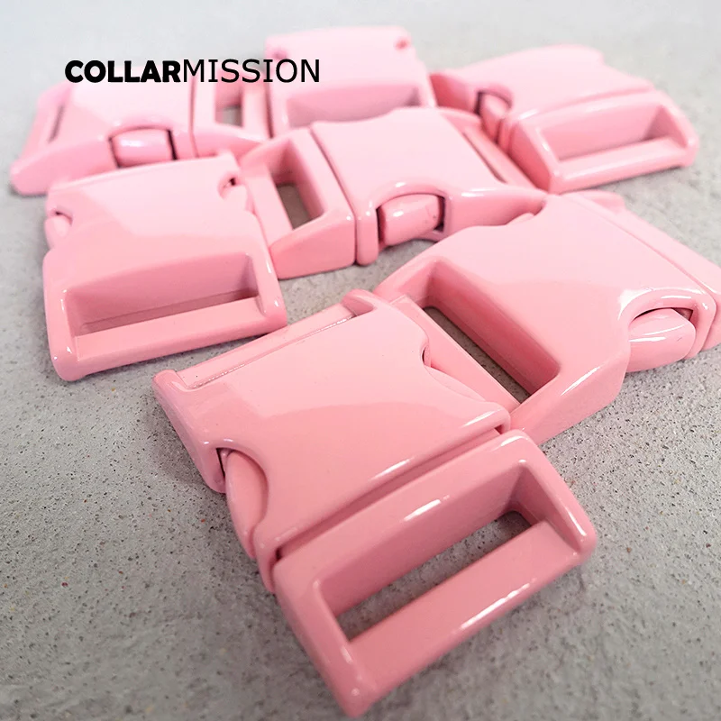 

100pcs/lot pink metal buckle quick side release for garment bag dog accessories 20mm sewing DIY dog collar accessory CCK20P