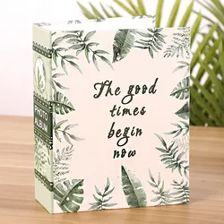 Plant Print Cover Photo Albums Picture Case 100PCS 10x15 Storage Scrapbooking 6 Inch Photo Album
