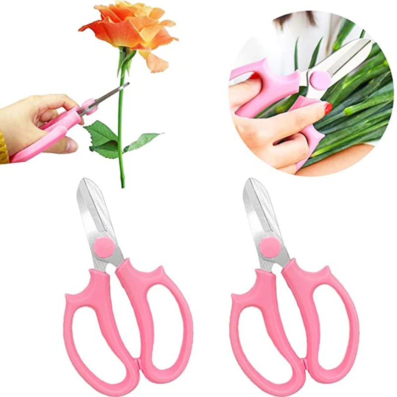 Garden Scissors Floral Shears Professional Flower Scissor  Comfortable Grip Handle Pruning Shear