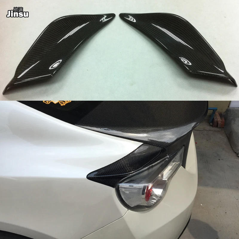 

TRD style Carbon fiber rear trunk side spoiler For Toyota 86 For Subaru BRZ For Scion FR-S GT86 2012 - 2015 rear spoiler wing