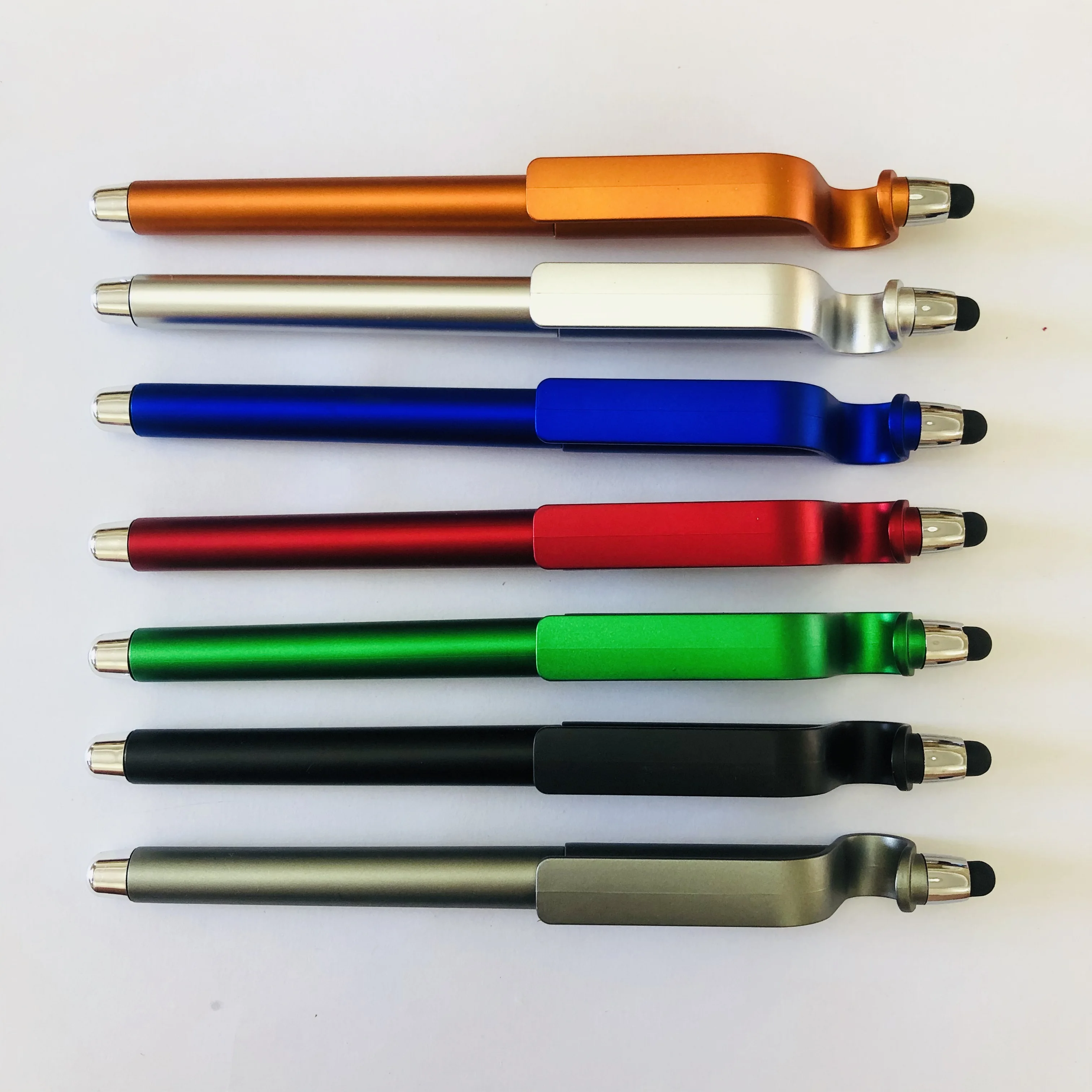 Stylo à Gel multicolore personnalisé avec Logo, stylo à stylet neutre, pour papeterie scolaire, cadeau d'entreprise, tactile, hôtel, offre spéciale