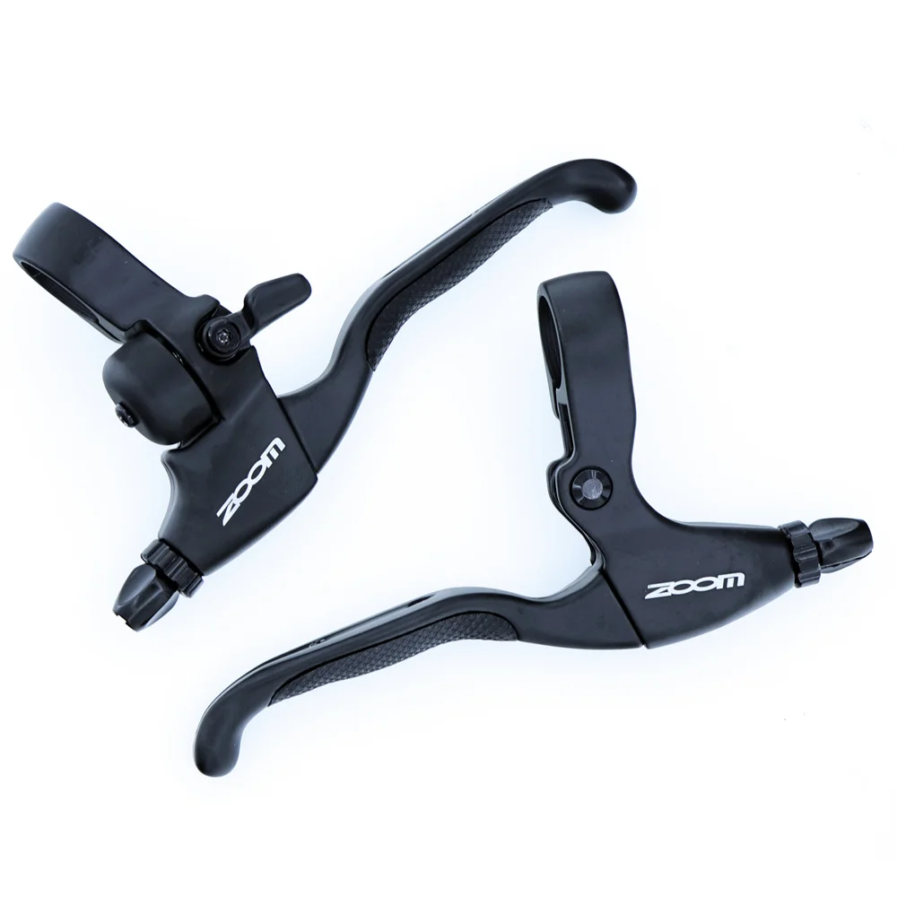 ZOOM bike Brake Lever with Bell Aluminum Alloy V Brake Disc Brake Levers fold bike Brake Levers for 22.2mm handlebar