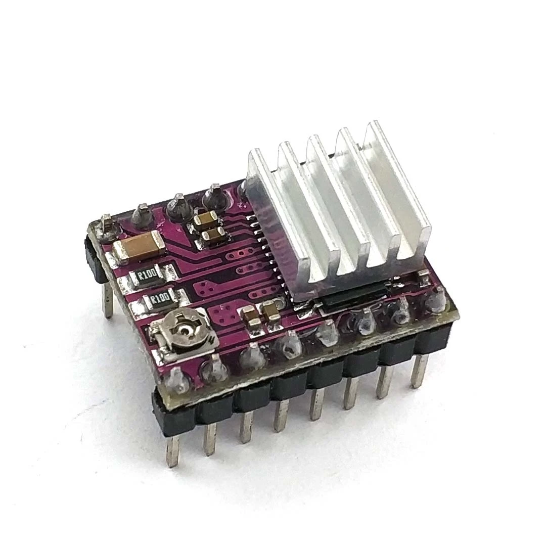 StepStick DRV8825 للطابعة ثلاثية الأبعاد ، محرك متدرج ، مع حامل بالوعة الحرارة ، Reprap ، 4 طبقات PCB RAMPS ، يستبدل برنامج تشغيل A4988