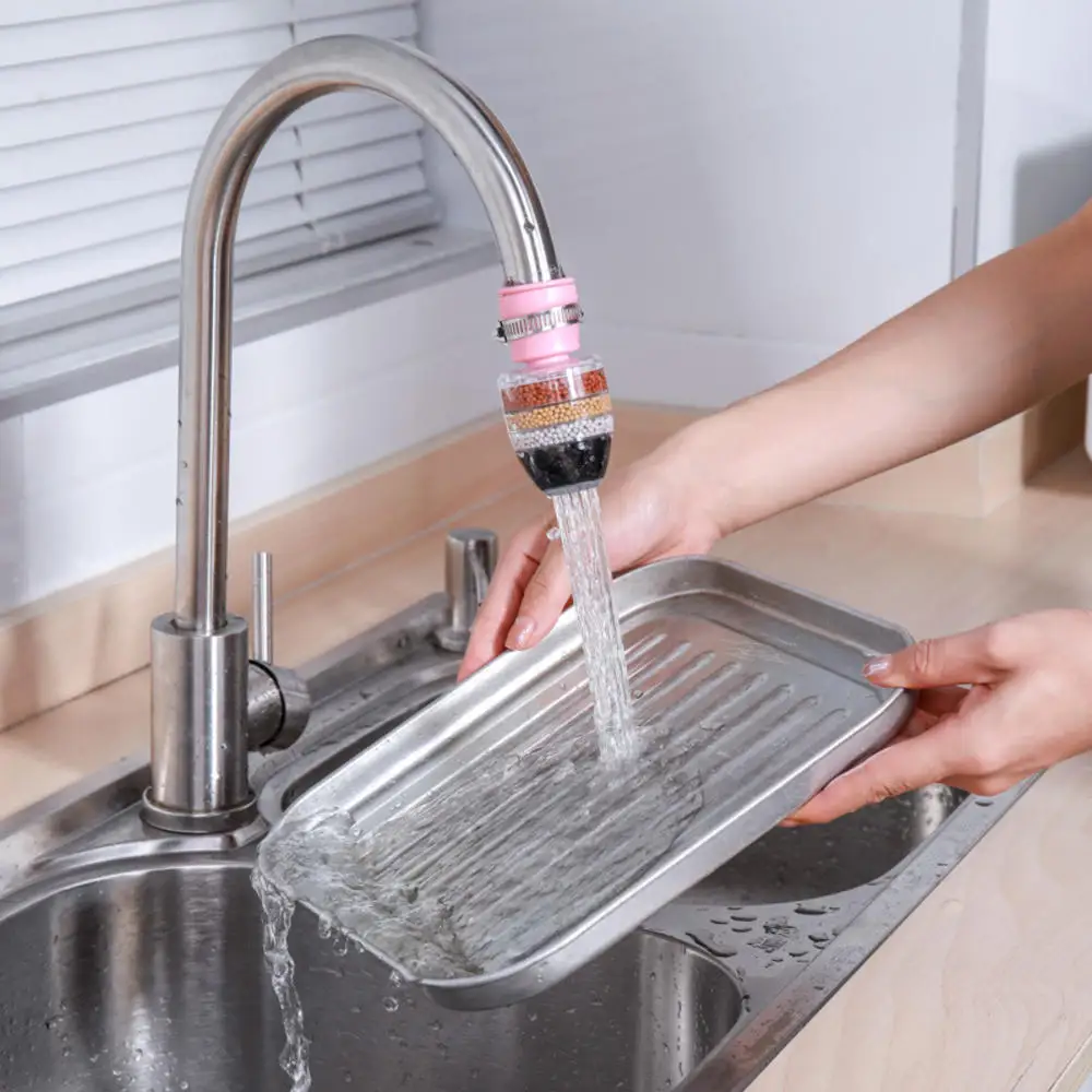 Six-layer faucet filter Water purifier household kitchen tap water filter Splash-proof water faucet shower Kitchen Accessories