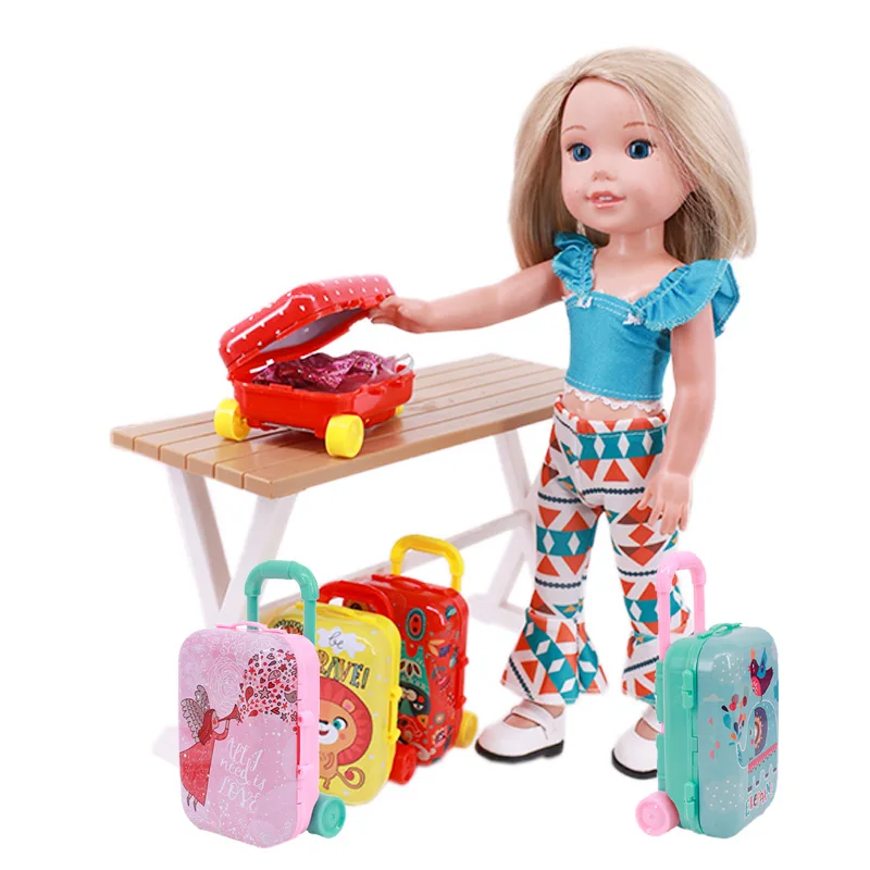 14.5 Inch Dolls Clothes  And Suitcases Daily Clothes For 32-34Cm Paola Reina Doll Accessories Girl's Toy Gifts