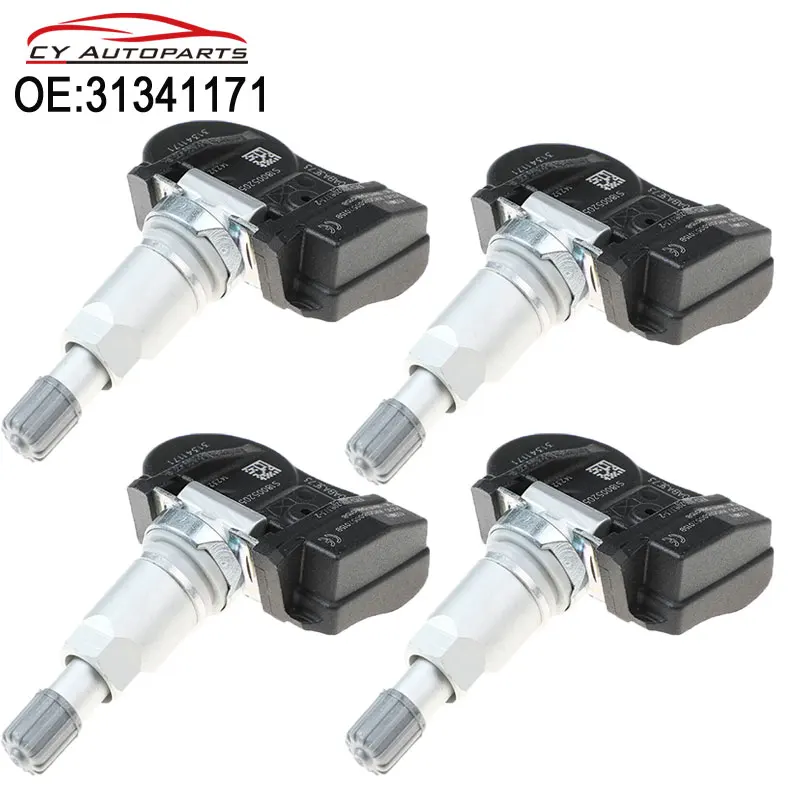 

4PCS New TPMS Tire Pressure Monitoring Sensor For Volvo C30 C70 S40 S60 S70 S80 V40 V50 V60 V70 XC60 XC70 XC90 31341171 31341893