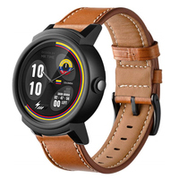 20mm Leather Watchband For Ticwatch 2 E Smart Watch Strap For Ticwatch E3 GTH 2 High Quality Bracelet Replacement Accessories