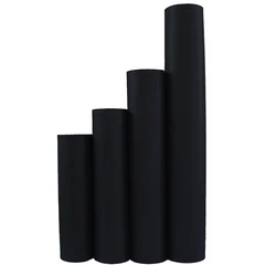 Black Event Party Aisle Runner Non-slip Non-woven Fabric Wedding Carpet Aisle Runner Custom Length Corridor Wedding Aisle Runner