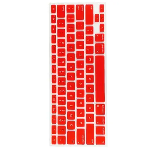 Capa macia para apple macbook-air pro 13, 15, 17 polegadas, capa protetora para teclado de laptop