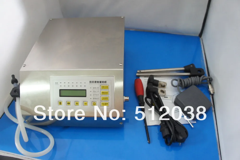 GFK-160  Compact Digital Control Pump Liquid Filling Machine , 2-3500ml very precisely  English/chinese panel  110V/220V