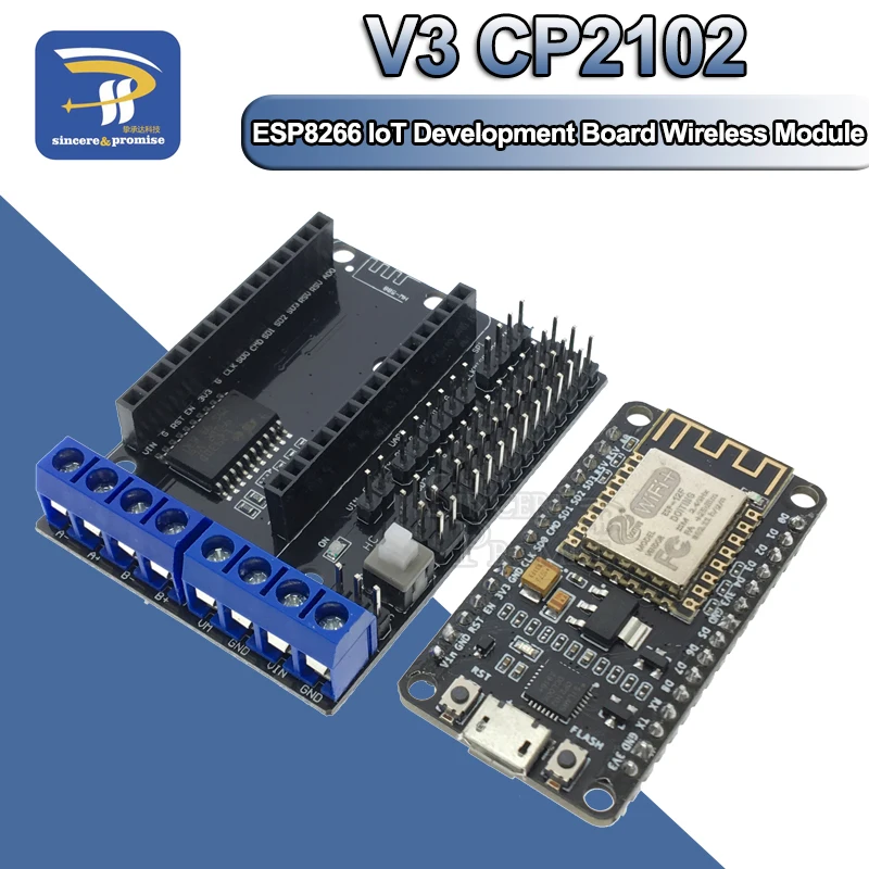 ESP-12E CP2102 NodeMcu Lua V2 Wireless Module Wifi Internet of Things (IOT) Development Board Based On ESP8266 Micro USB To TTL