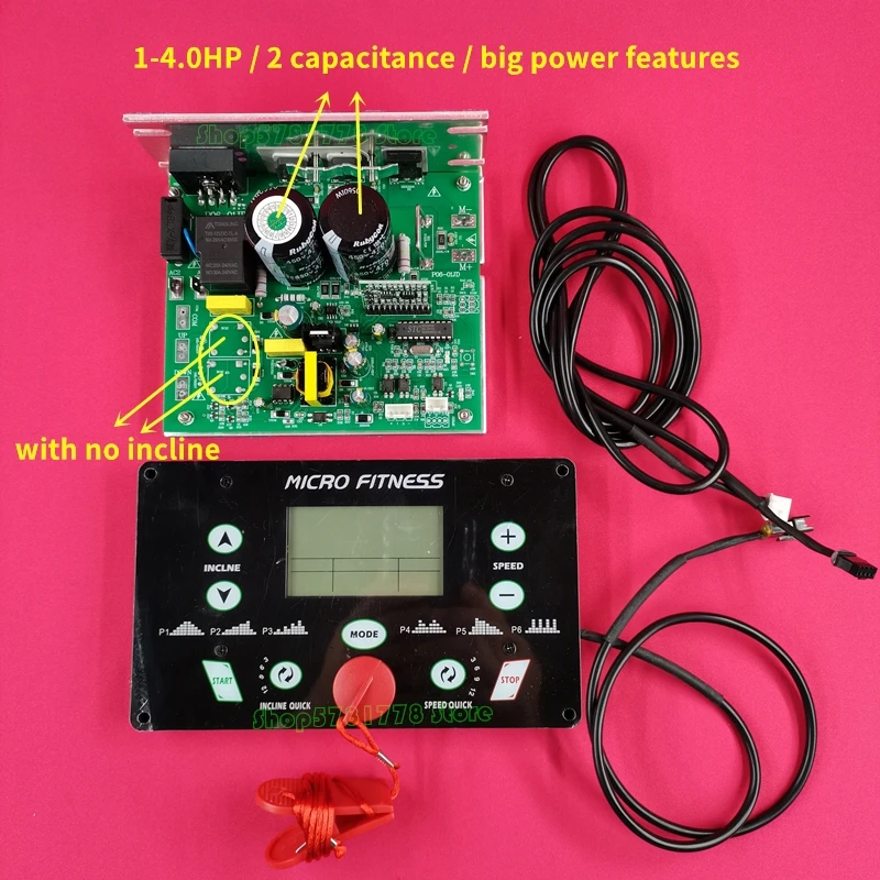 General use Universal Treadmill Circuit board Treadmill Console display Treadmill motor control board controller 1HP-4.0HP motor