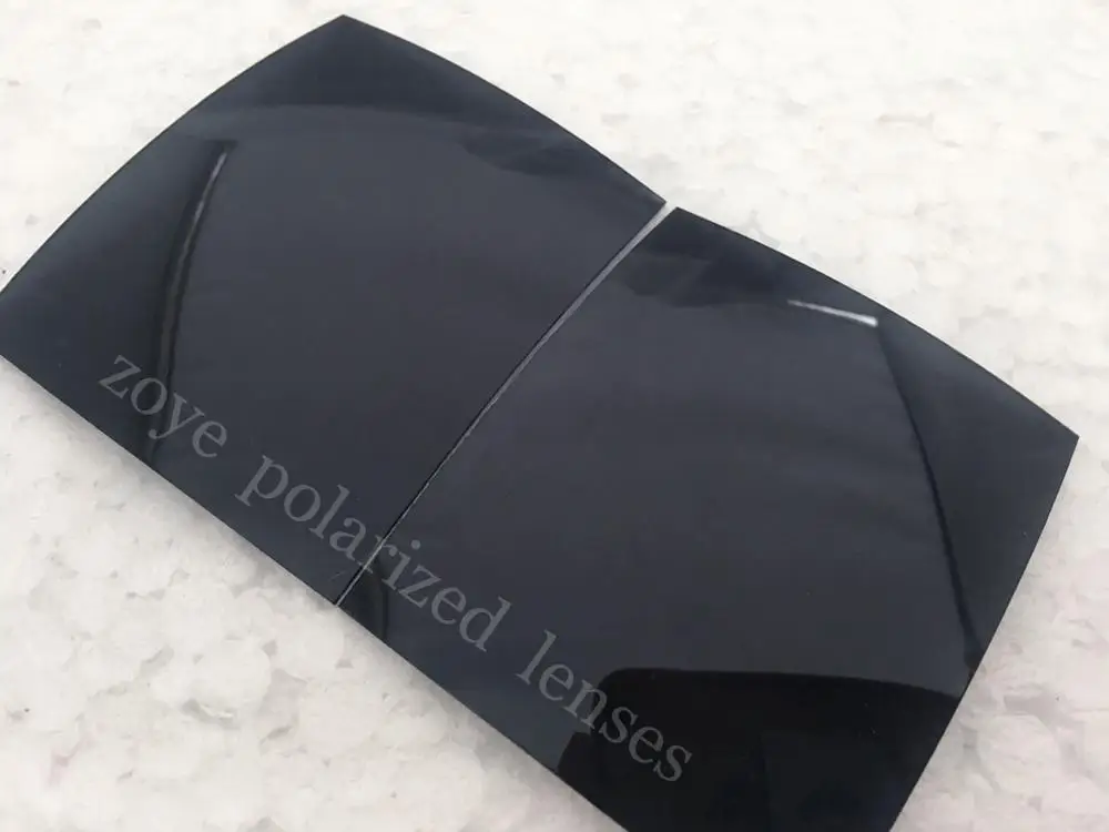 Polarized Lenses For Sunglasses TAC Polarized Lenses Dark Smoke S10 UV400 Lenses 55*65mm 4 Base