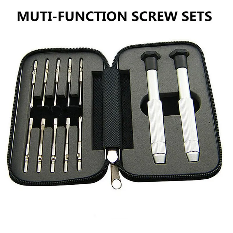 

12Pcs/Sets Muti-Function Eyeglass Screwdriver Kit Eyewear Phone Tools for Electric Products Frame Maintain Instruments