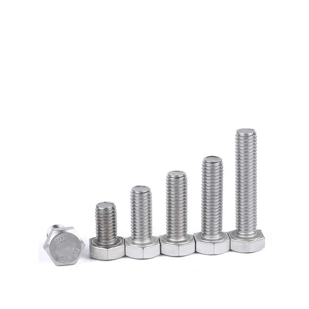 10PCS UNC 1/4-20 3/8-16 Stainless Steel Hex Socket Head Bolt Screw Length 3/8-3 Inch