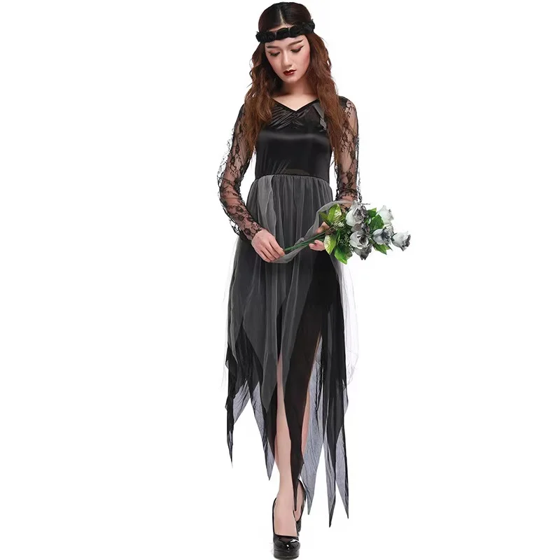 adult-black-lace-women-halloween-ghost-corpse-bride-costume-female-zombie-walking-dead-scary-cosplay-purim-role-play-party-dress