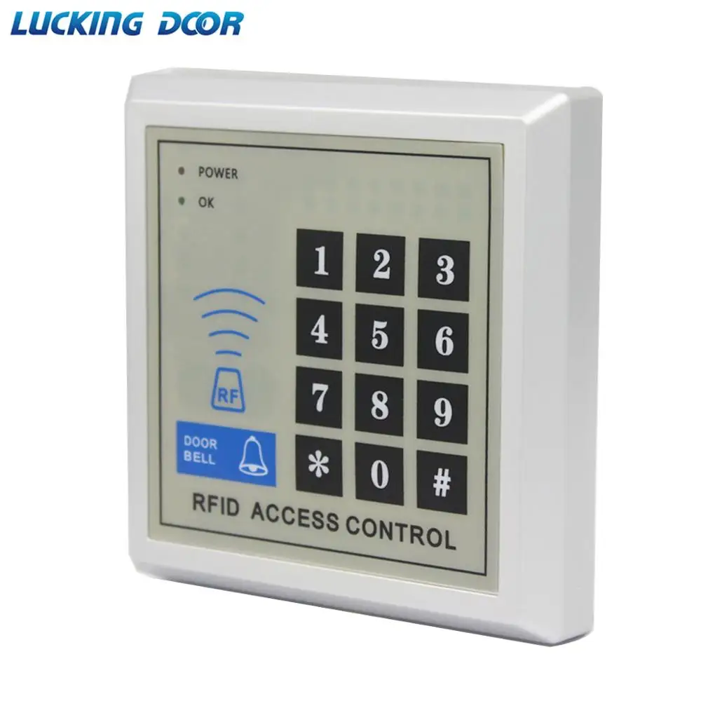 LUCKING DOOR RFID 13.56MHZ IC Access Control System Device Machine IC Card Security Proximity Entry Door Lock 450 user