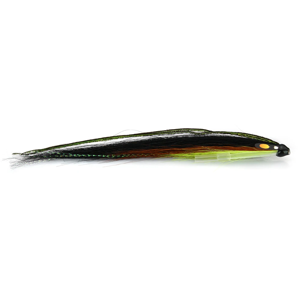 

Laerdal Sunray Shadow Lightning Chartreuse Salmon Fly Sea Trout Flies Plastic Tubes (8-pack)
