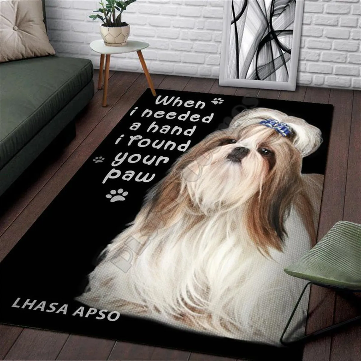 Basset Hound Area Rug 3D All Over Printed Carpet Mat Living Room Flannel Bedroom Non-slip Floor Rug 03