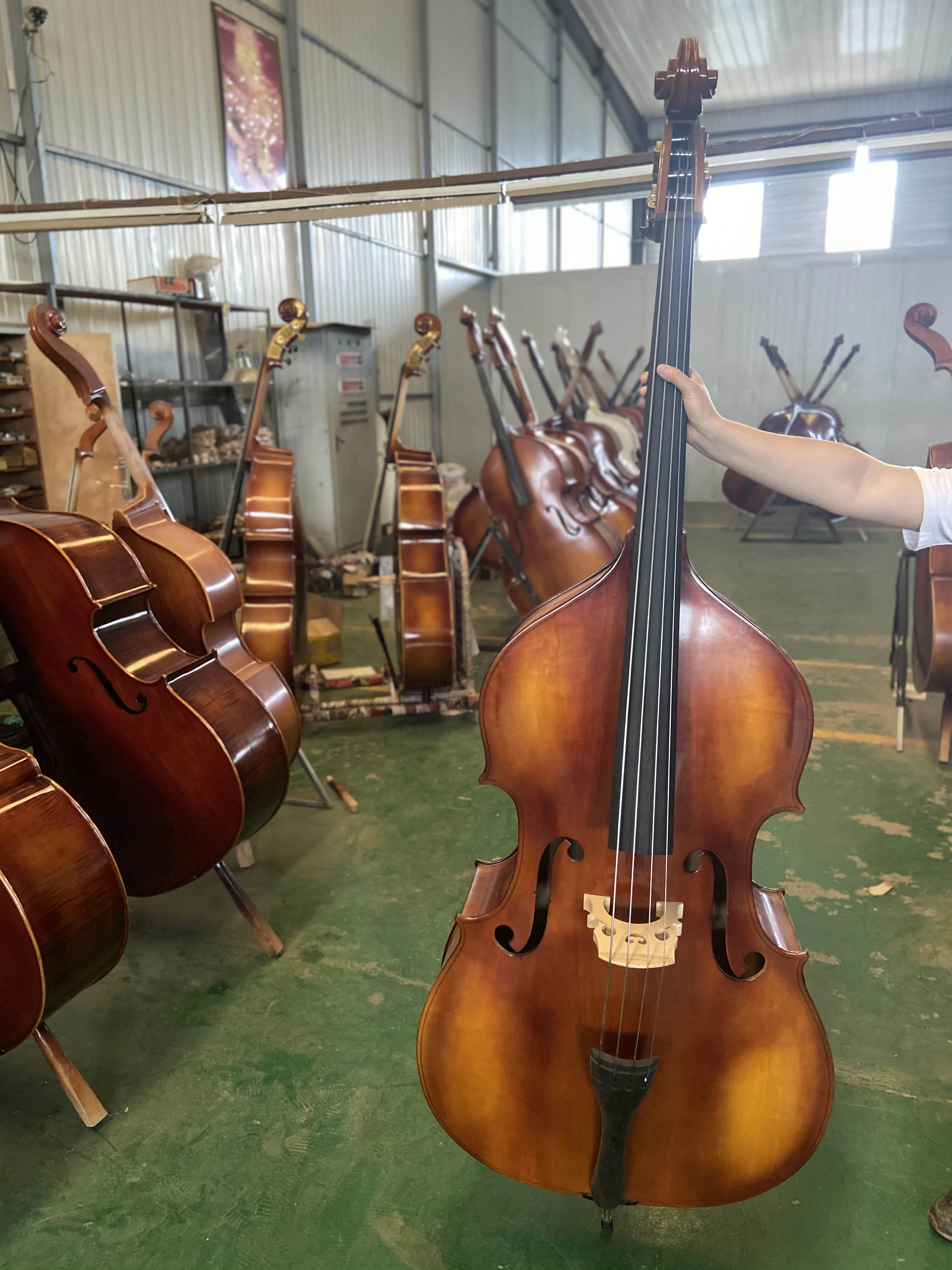 

Hand-made Maple Plywood, 3/4 Double Bass, Suitable for beginners, High Quality