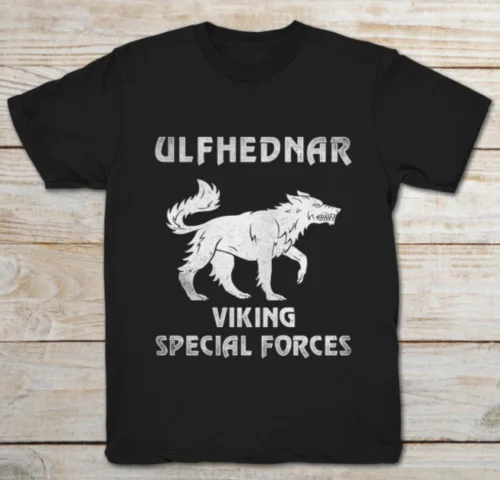 R1 Ulfhednar Viking Special Forces Black Men Funny T-Shirt S-3XL Casual  mens clothing