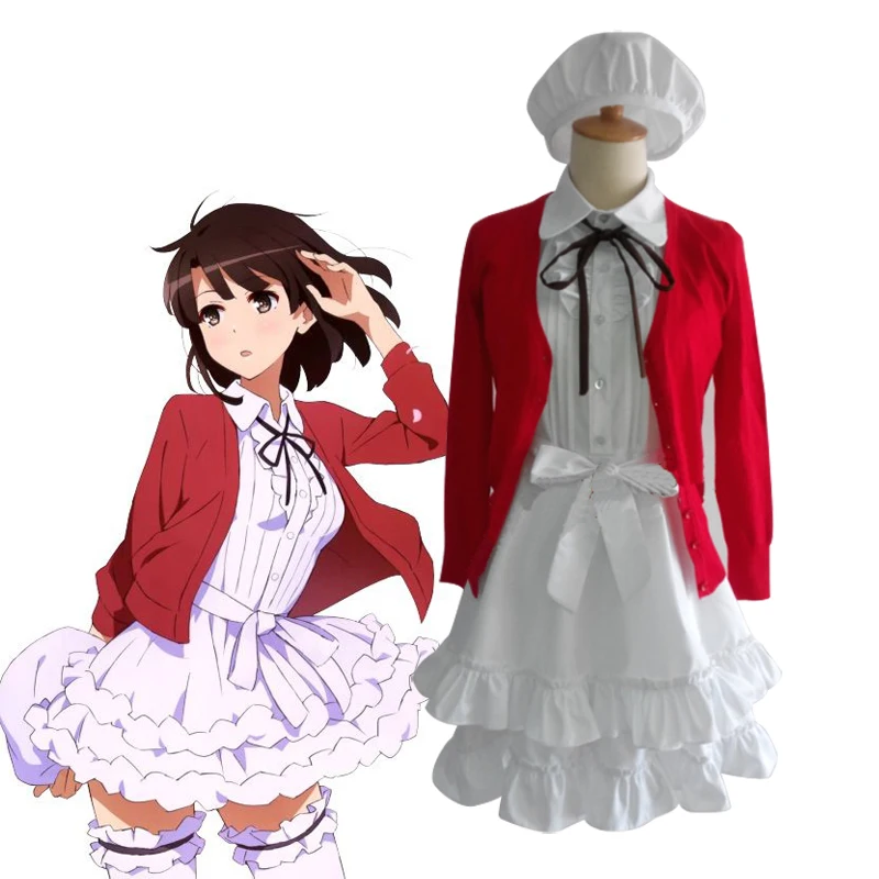 

Saekano: How to Raise a Boring Girlfriend Saenai Heroine no Sodatekata Fine Megumi Kato Outfit Dress Anime Cosplay Costume C012