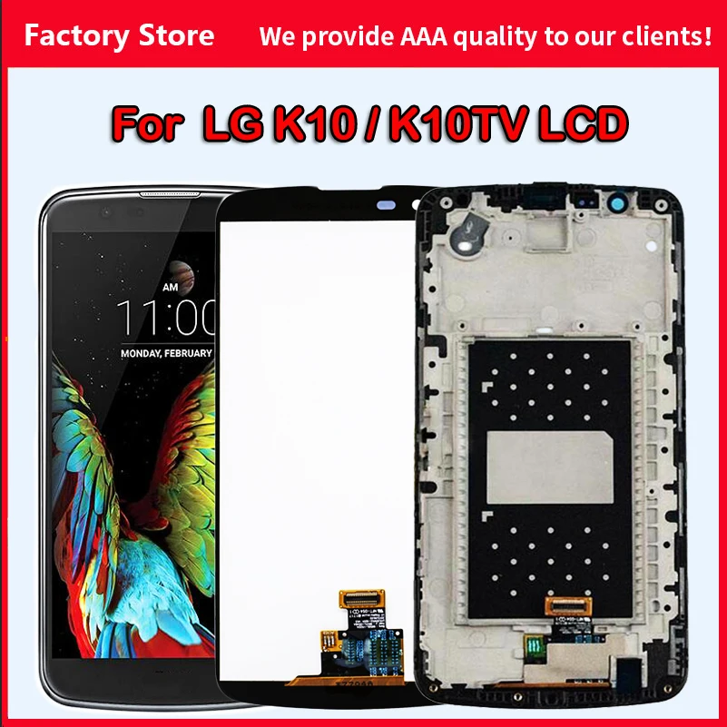 Original For LG K10 2016 K10 LTE K420N K430 K430DS K410/ K10TV K430TV K10 TV LCD Display Touch Screen Digitizer Assembly