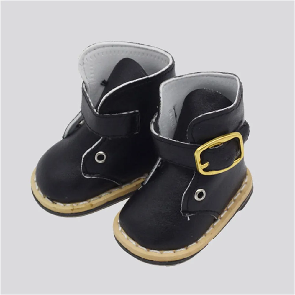 7cm Leather Boots Doll Shoes Clothes Accessories Fit for 43cm Born Baby Doll,American 18Inch Girl,Our Generation Doll,DIY Toys