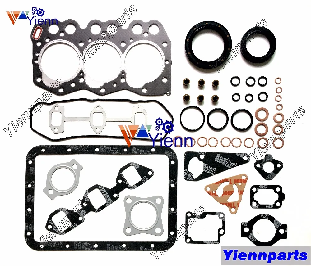 For Yanmar 3TN66L Overhaul Gasket Set Kit Or Head Gasket Fit JOHN DEERE 240 330 332 415 Tractor Engine Parts